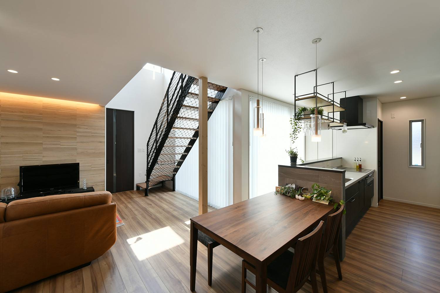 キッチンリビング仕切りなしの間取り