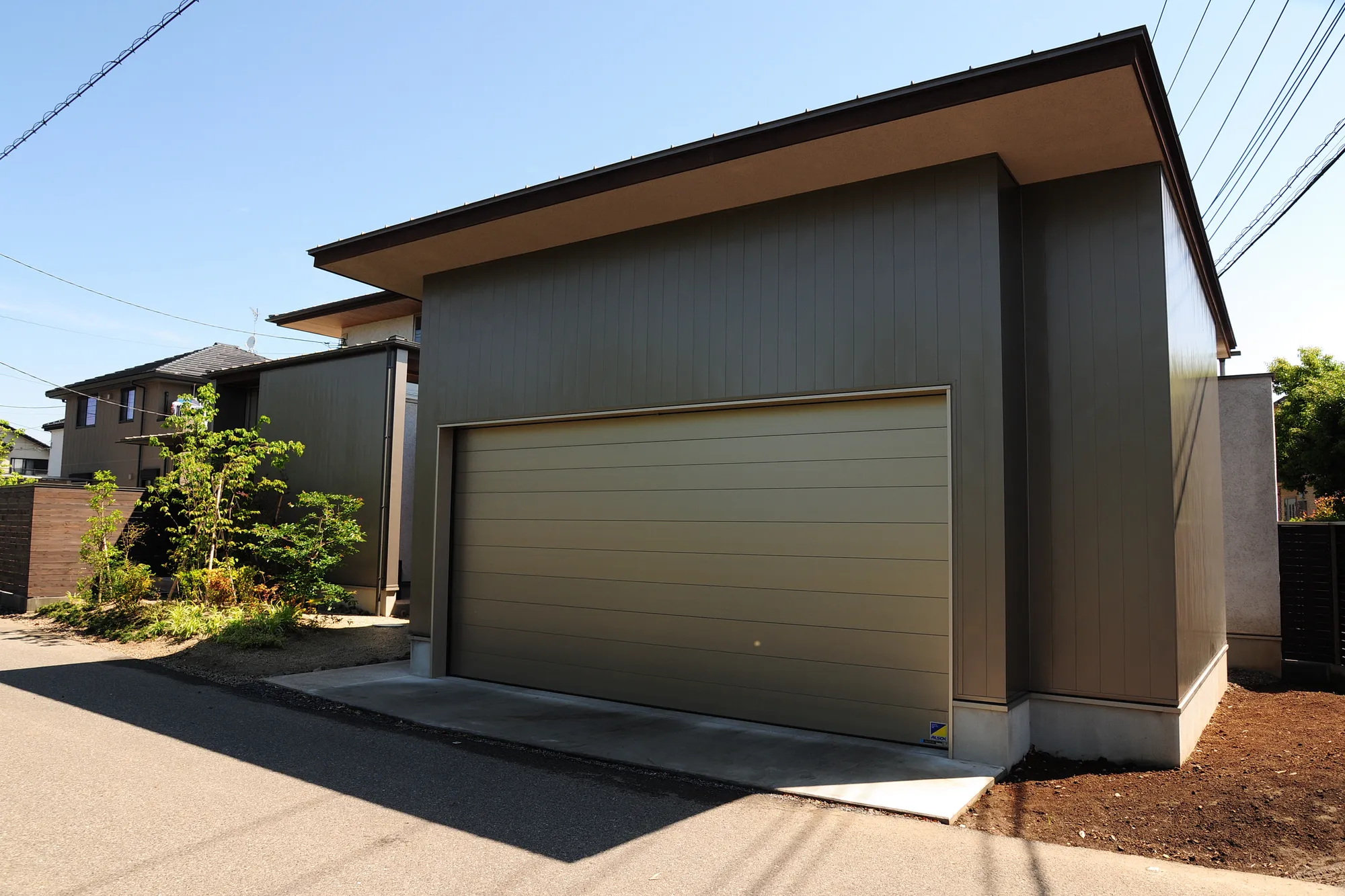 注文住宅　ガレージ