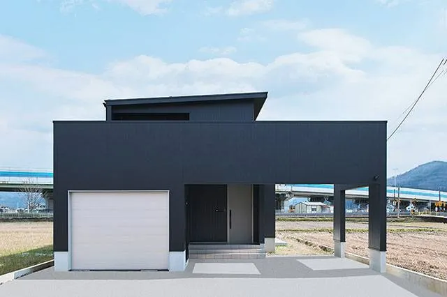 注文住宅　ガレージ