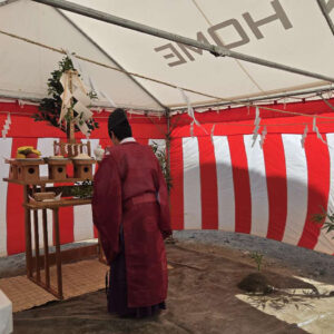 地鎮祭がありました（福井市／K様邸）